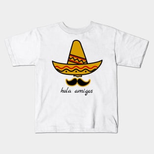 Hola amigos Kids T-Shirt